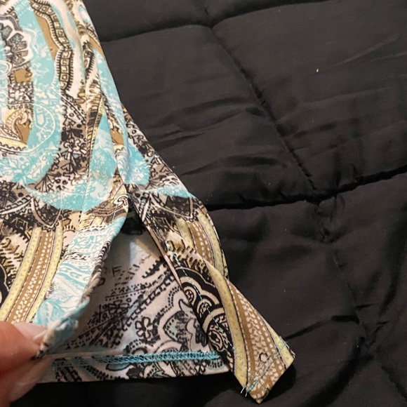 Stylish Women's Paisley Print Top - Picture 5 of 9